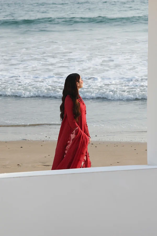 Alternative view of Sahil Luxury Lawn '26 by Qalamkar || SA-14 NELAM
