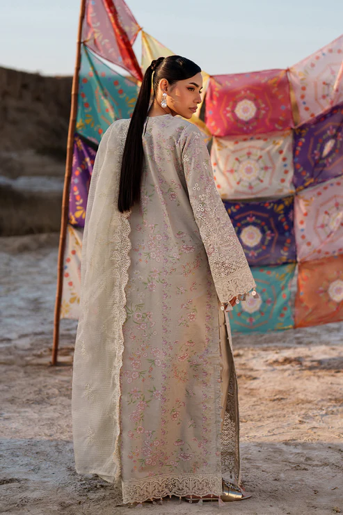 Sunlit Groove by Emaan Adeel Summer Lawn 2026 | MEHVES - Image 4
