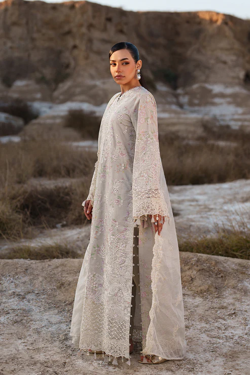 Sunlit Groove by Emaan Adeel Summer Lawn 2026 | MEHVES - Image 3