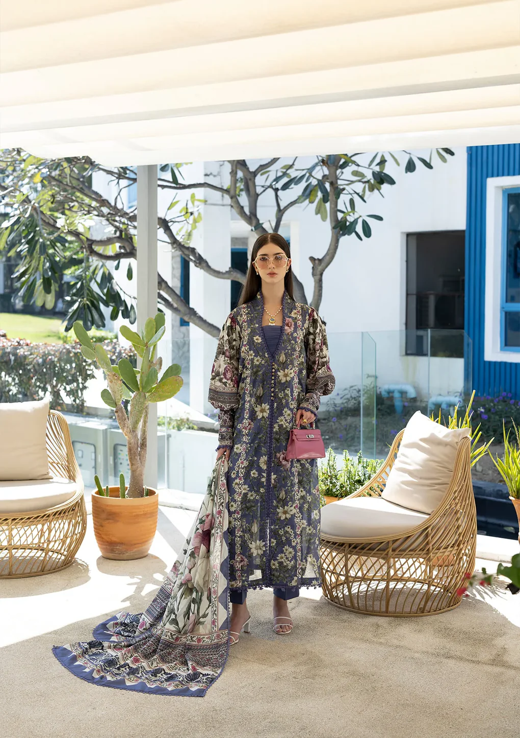 Elaf Prints Lawn Vol 1 2026 | 6A BOO BERRY - Image 3