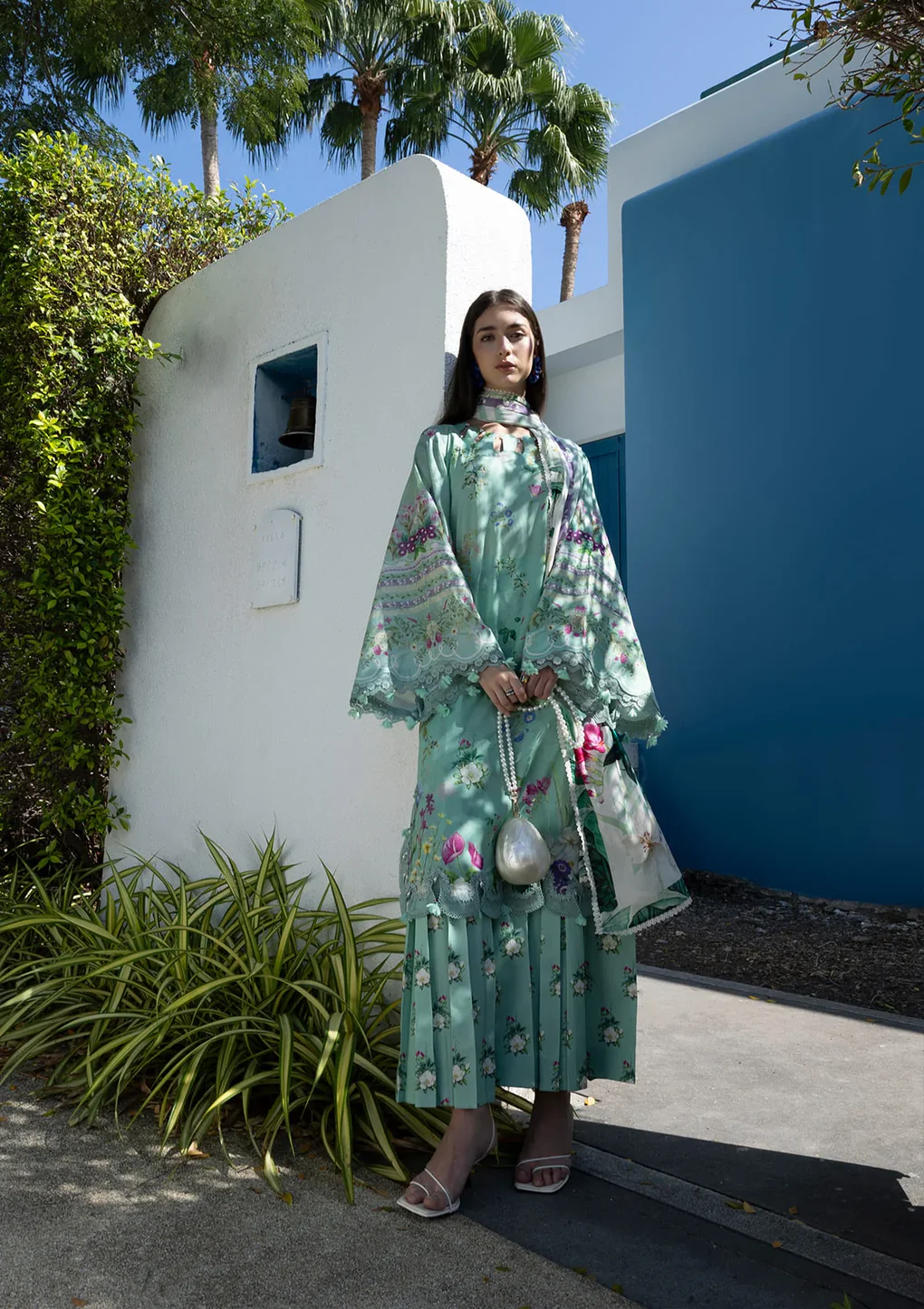 Elaf Prints Lawn Vol 1 2026 | 7A TEAL ME - Image 4