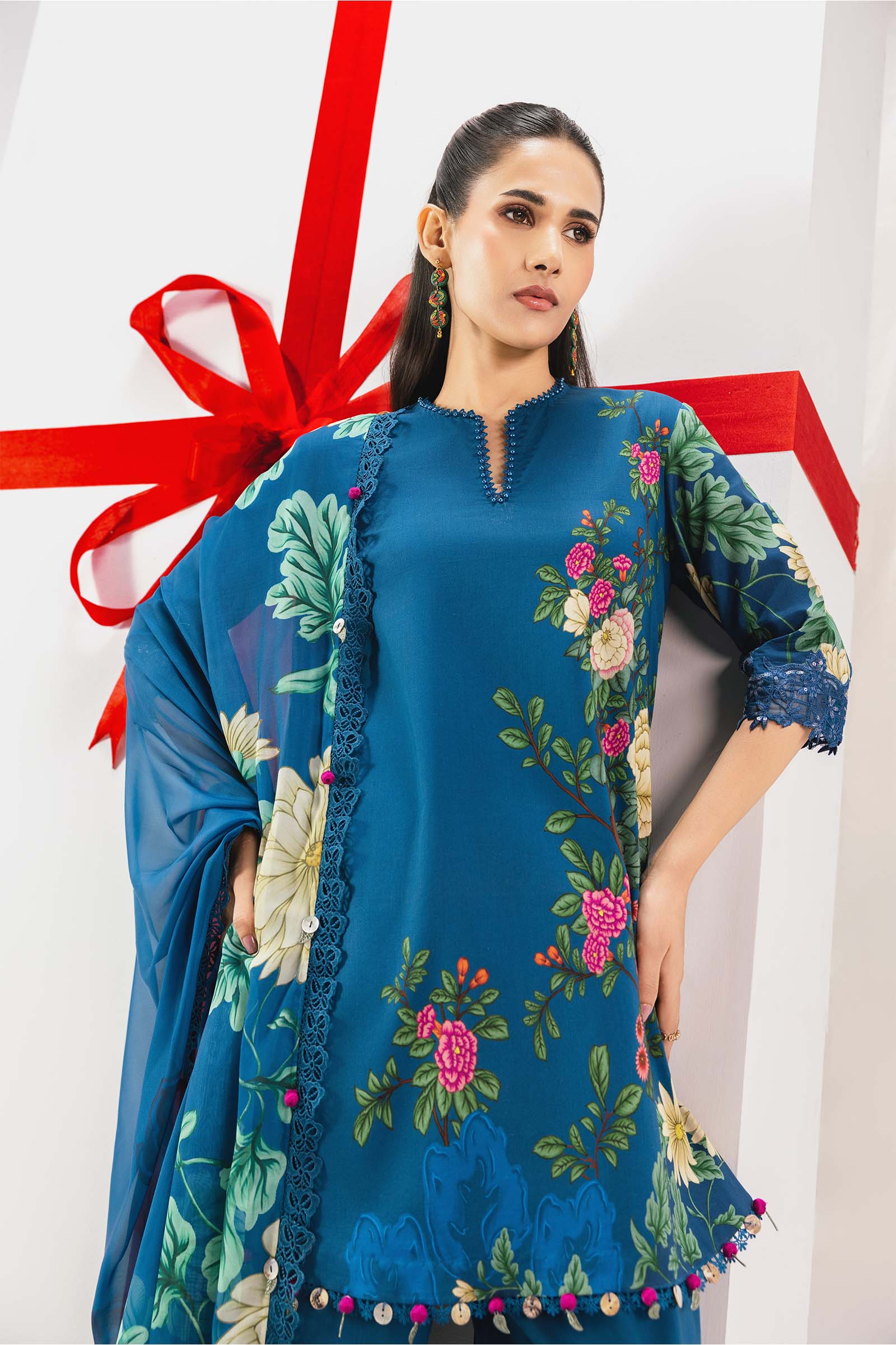 Maria B M Basics Unstitched Spring Summer 2026 || MB-CUSV13-12A - Image 2