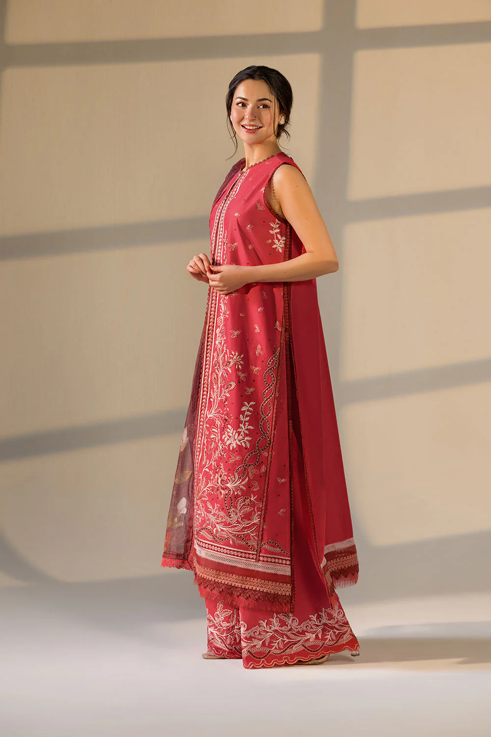 Sobia Nazir Vital Lawn 2026 || VT26-12A - Image 3