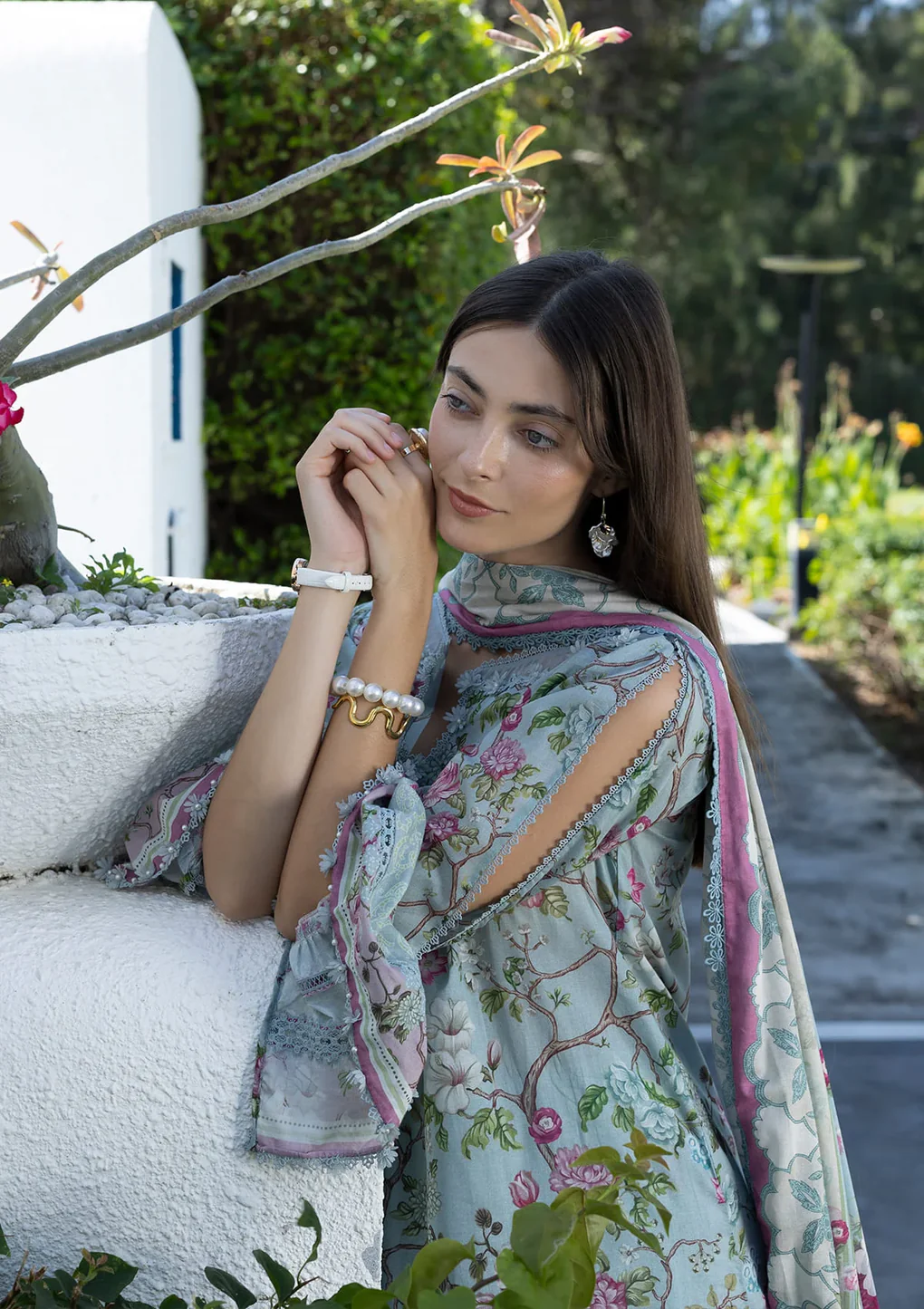 Elaf Prints Lawn Vol 1 2026 | 8A EIRINI BLOOM - Image 3