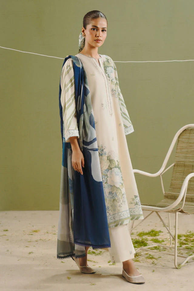 Coco Prints Lawn Drop 1 2026 By Zara Shahjahan || Zeya-1B - Image 2
