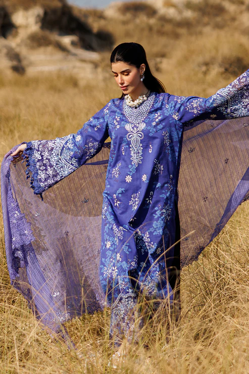 Sunlit Groove by Emaan Adeel Summer Lawn 2026 | PETAL PULSE - Image 3