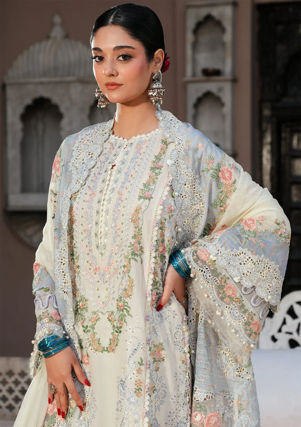 Ek Fasana Luxury Lawn 2026 by Kahf || KLB-2A NEELOFAR - Image 4