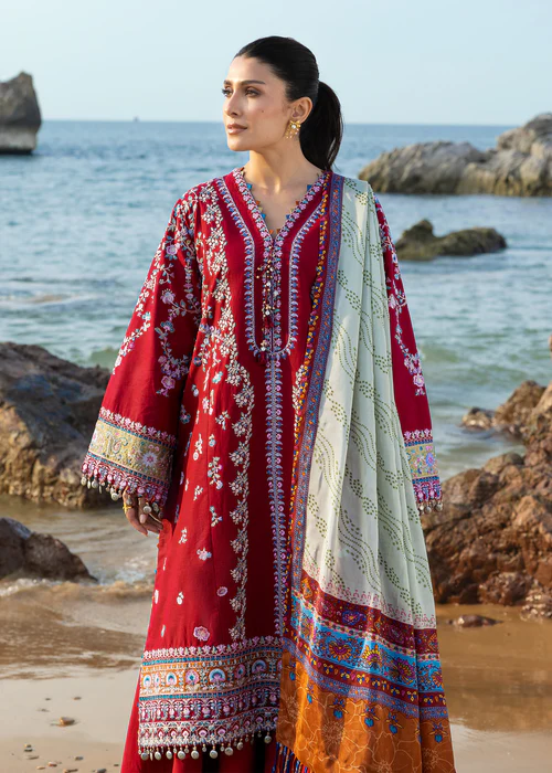 Sadaf Fawad Khan Siraa Lawn 2026 || Aatish - Image 4