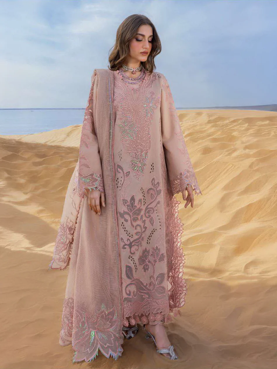 Rang Rasiya Premium Summer Lawn 2026 || D-02 ELAHEH