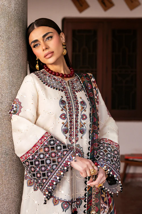 Shahkaar Luxury Eid Lawn 2026 by Jazmin || SL26-D02 - Image 2