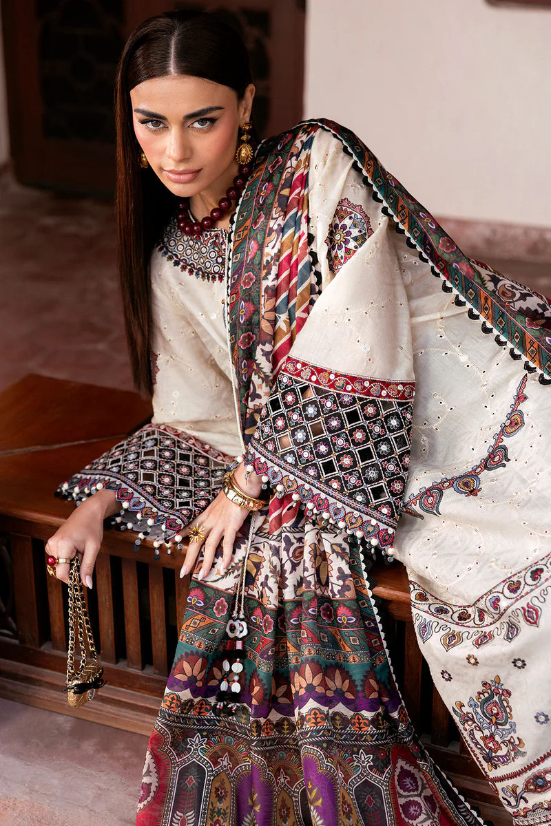 Shahkaar Luxury Eid Lawn 2026 by Jazmin || SL26-D02 - Image 4
