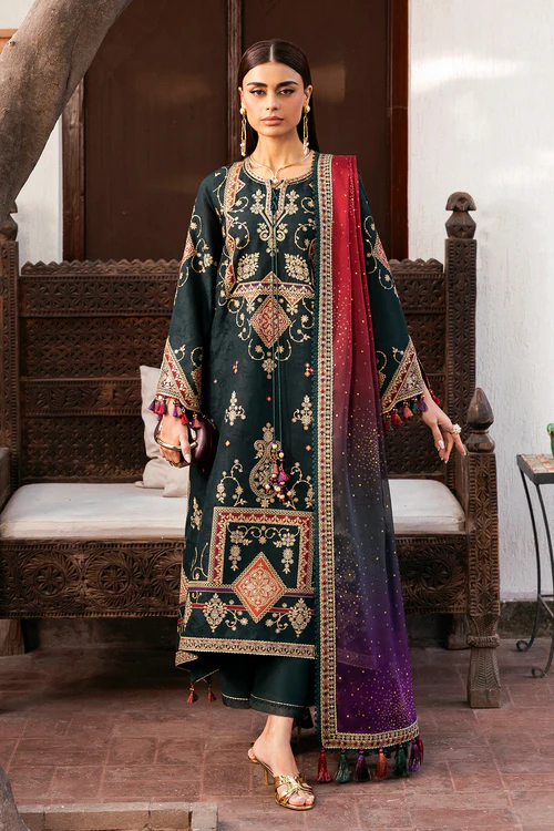 Shahkaar Luxury Eid Lawn 2026 by Jazmin || SL26-D03 - Image 3