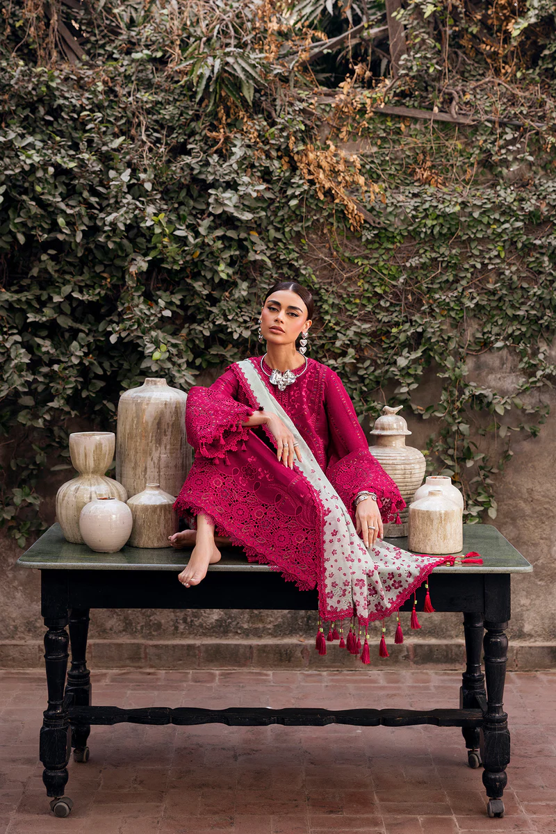 Shahkaar Luxury Eid Lawn 2026 by Jazmin || SL26-D04 - Image 4
