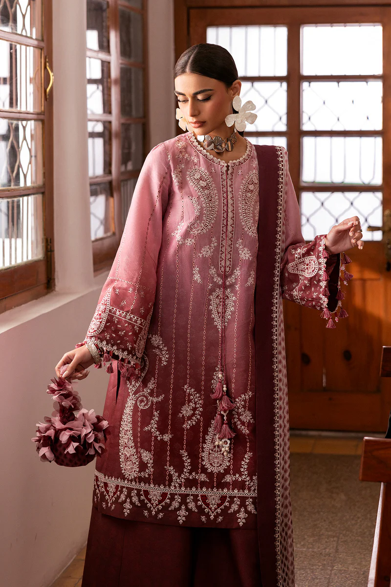 Shahkaar Luxury Eid Lawn 2026 by Jazmin || SL26-D08 - Image 2