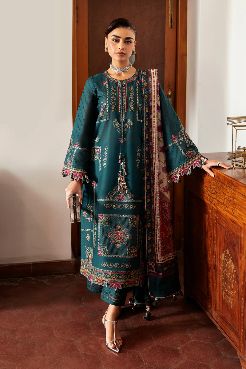 Shahkaar Luxury Eid Lawn 2026 by Jazmin || SL26-D10 - Image 5