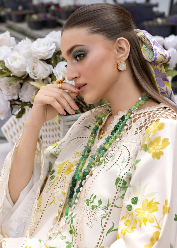 Alternative view of Crimson Luxury Lawn 2026 || TROPIC TEASE - D4A