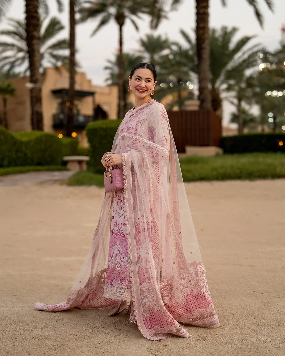 Faiza Saqlain X Hania Aamir Luxury Lawn 2026 | Lamija - Image 2