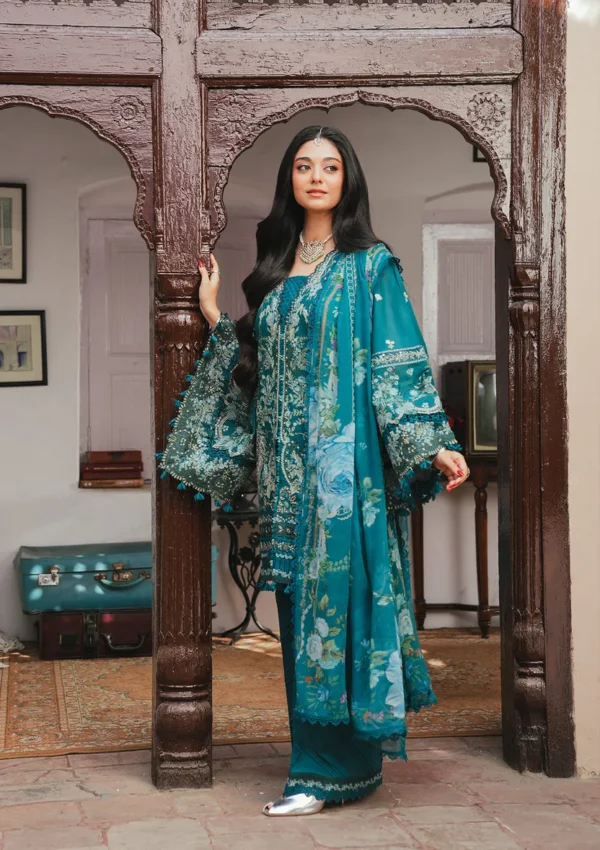 Alternative view of Ek Fasana Luxury Lawn 2026 by Kahf || KLB-5A MORNI