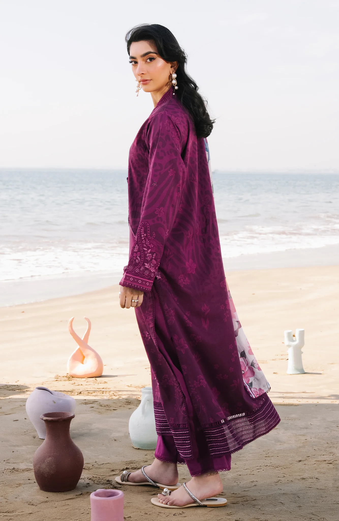 Seran Afsanah Lawn 2026 || Riya - Image 2