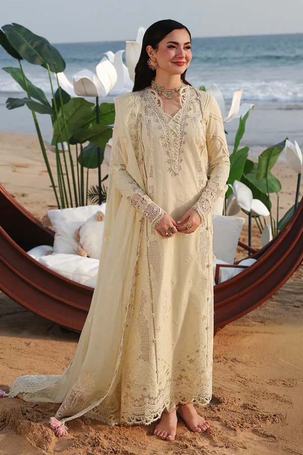 Sahil Luxury Lawn '26 by Qalamkar || SA-03 SAFA