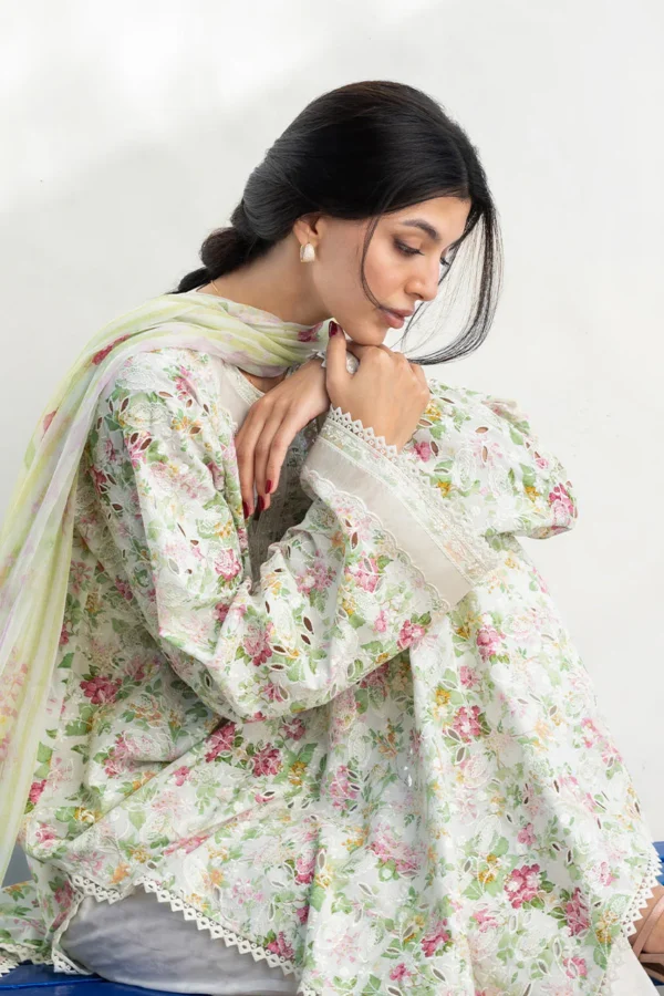 Alternative view of Sania Maskatiya Lawn 2026 || Nami