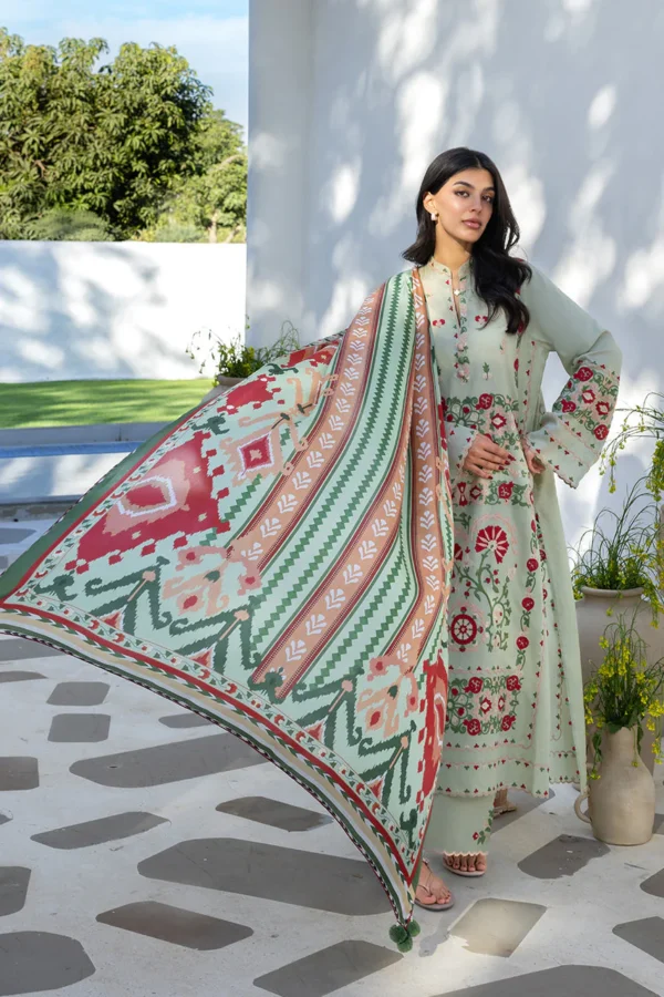 Alternative view of Sania Maskatiya Lawn 2026 || Mayil
