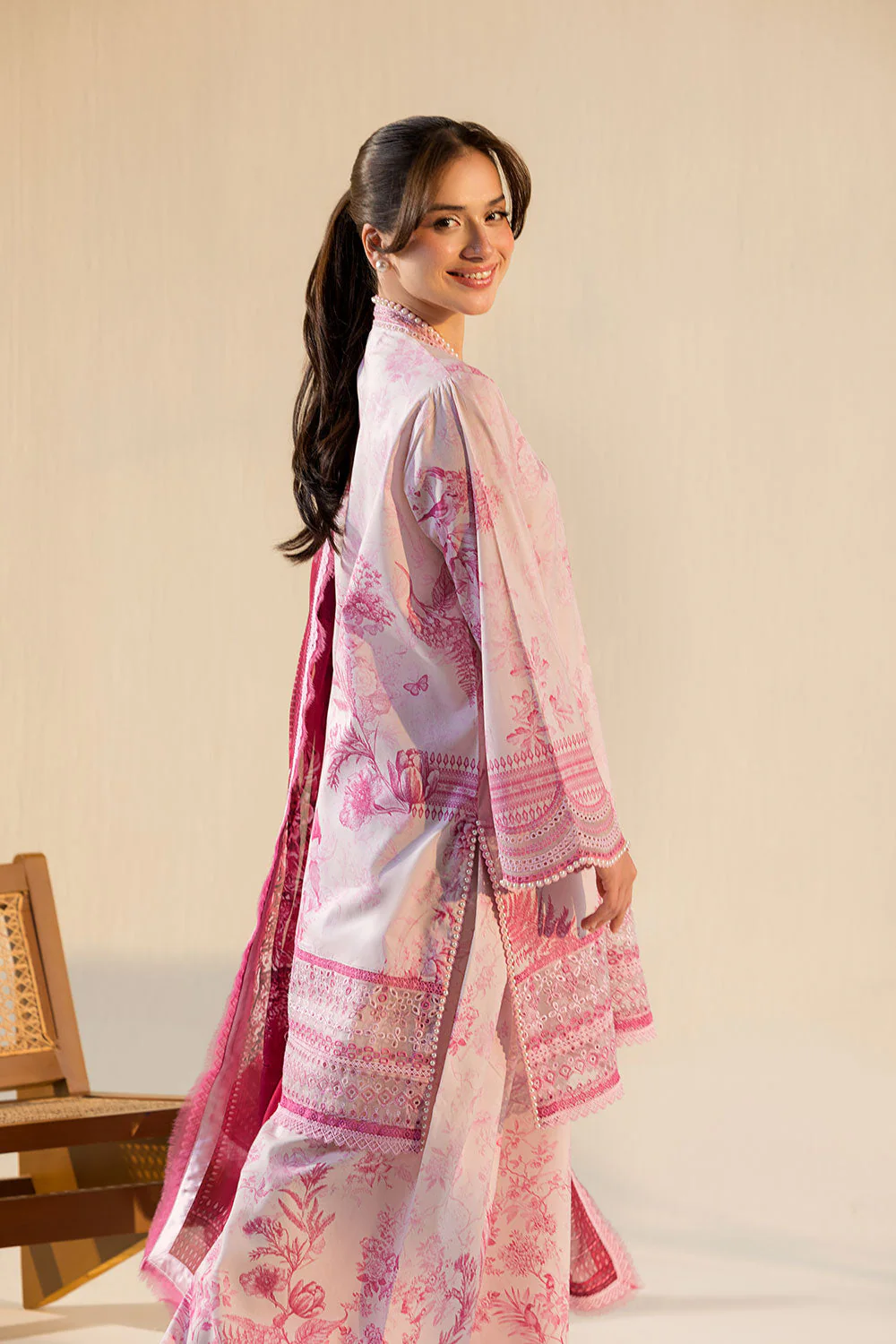 Sobia Nazir Vital Lawn 2026 || VT26-3A - Image 3
