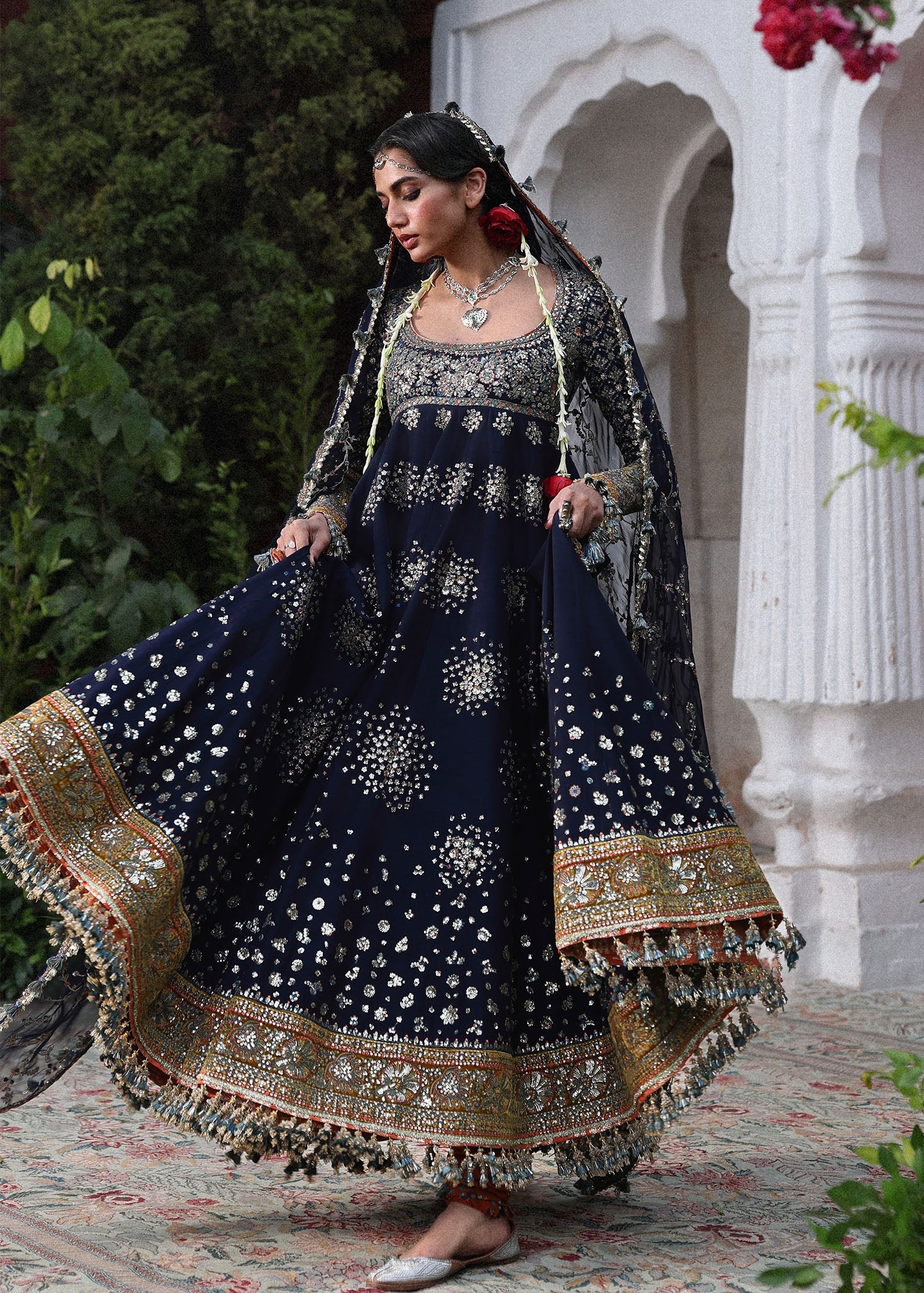 Hussain Rehar Festive Unstitched 26 || Nain Tara - Image 5