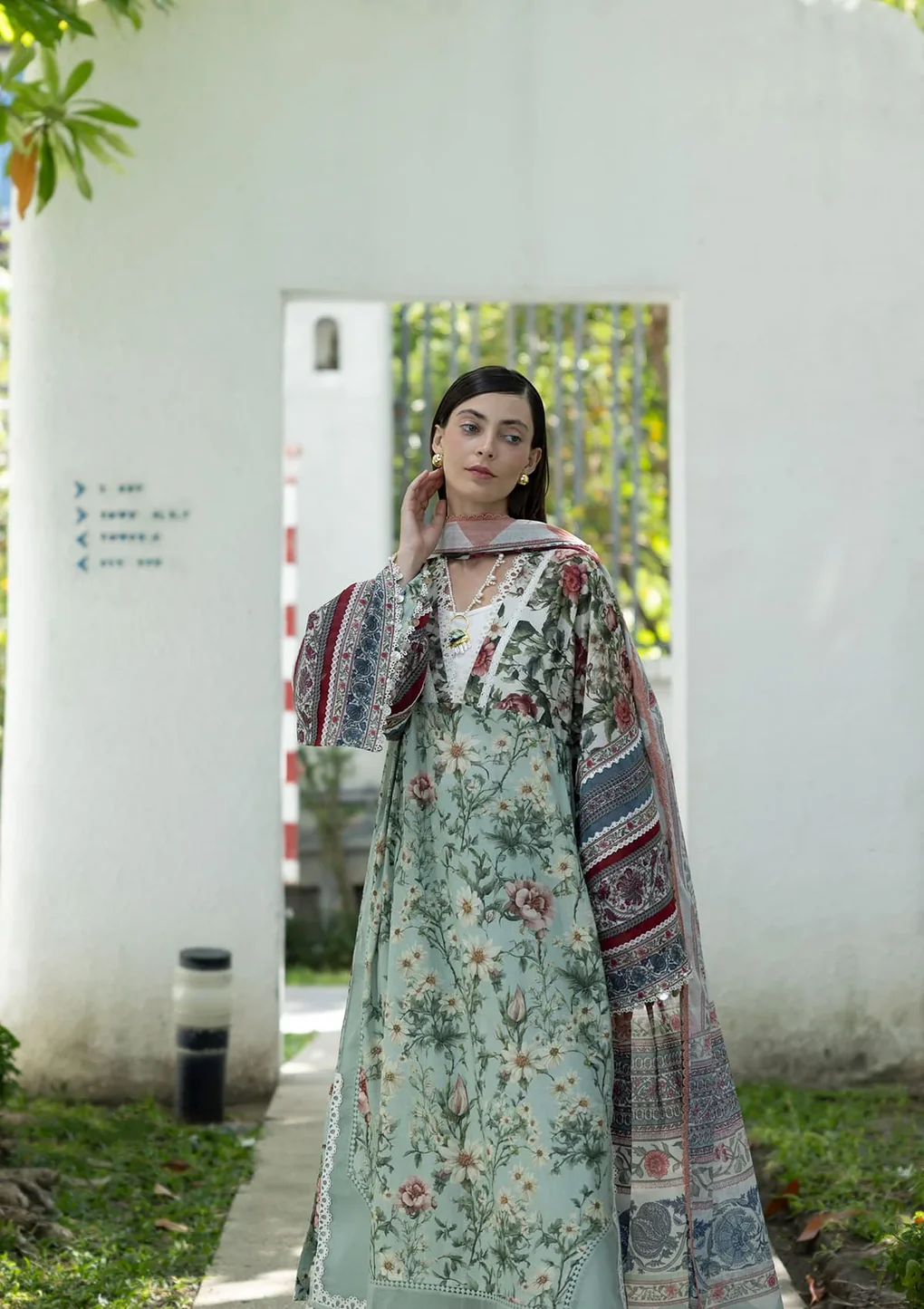 Elaf Prints Lawn Vol 1 2026 | 6B OPALINE GARDEN - Image 3
