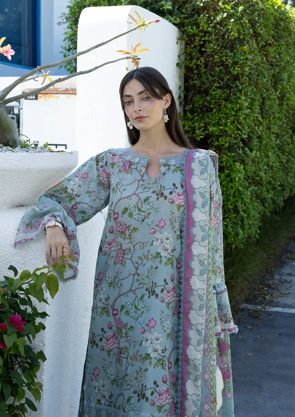 Elaf Prints Lawn Vol 1 2026 | 8A EIRINI BLOOM - Image 2