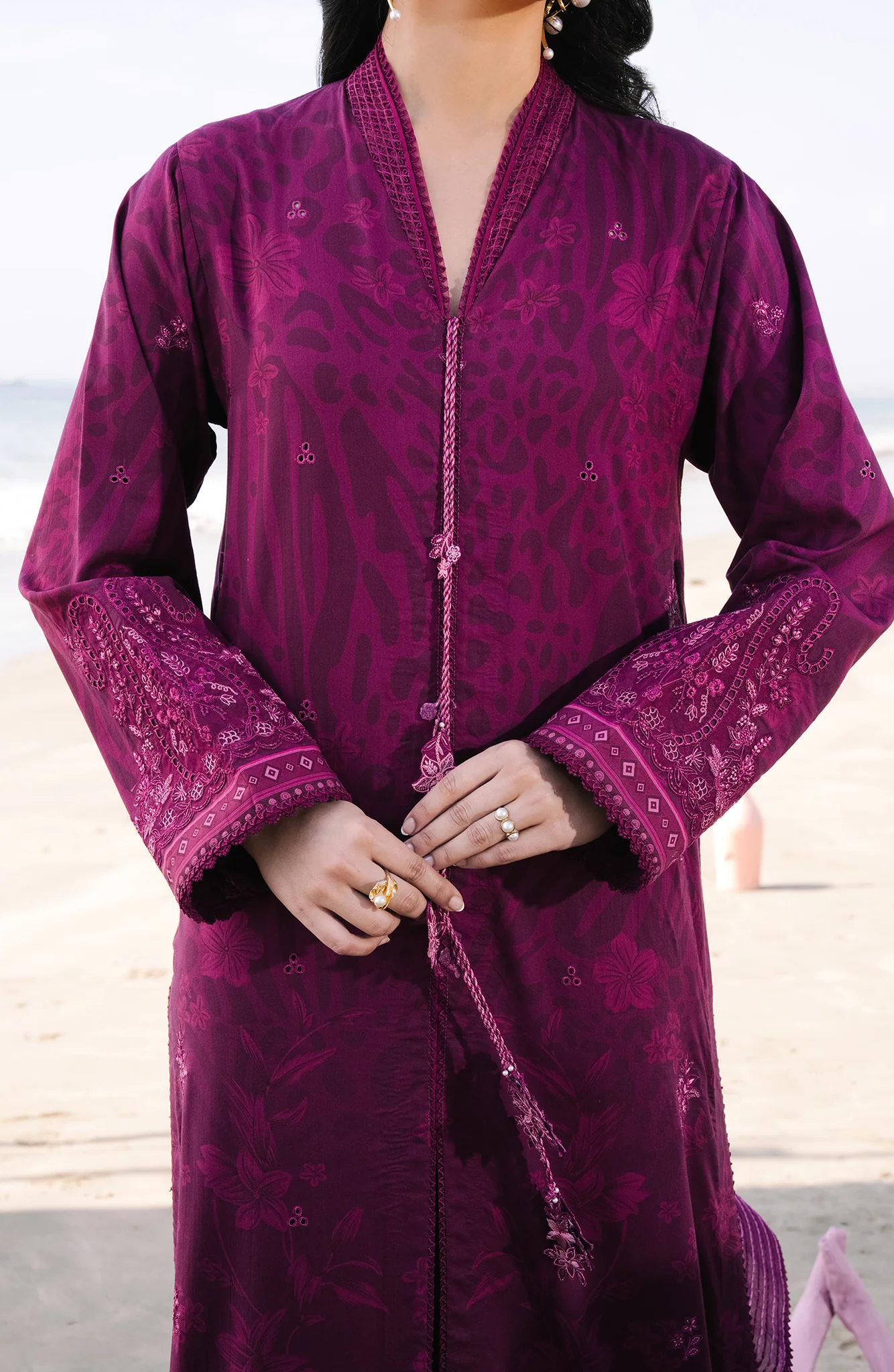 Seran Afsanah Lawn 2026 || Riya - Image 3
