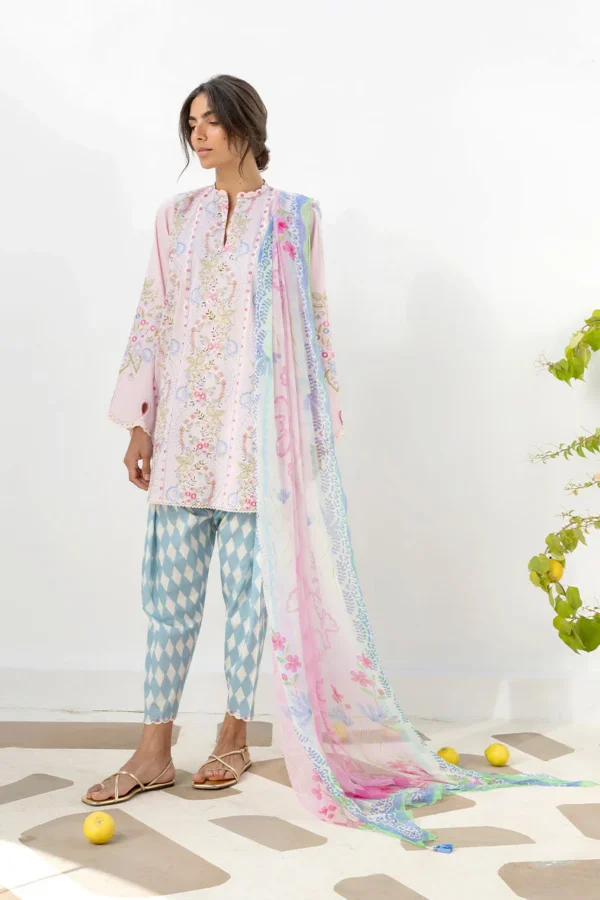 Sania Maskatiya Lawn 2026 || Fez