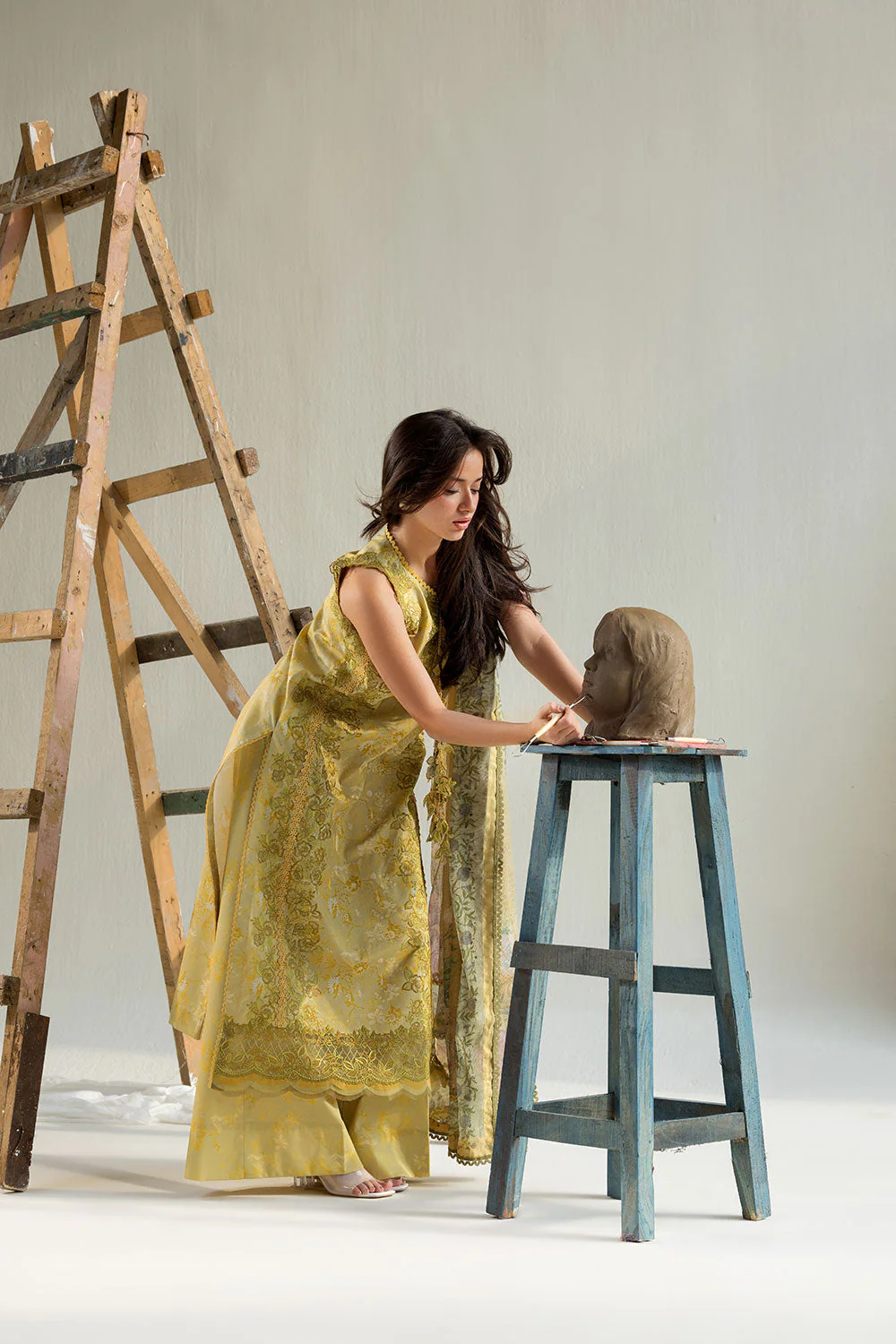 Sobia Nazir Vital Lawn 2026 || VT26-4A - Image 4