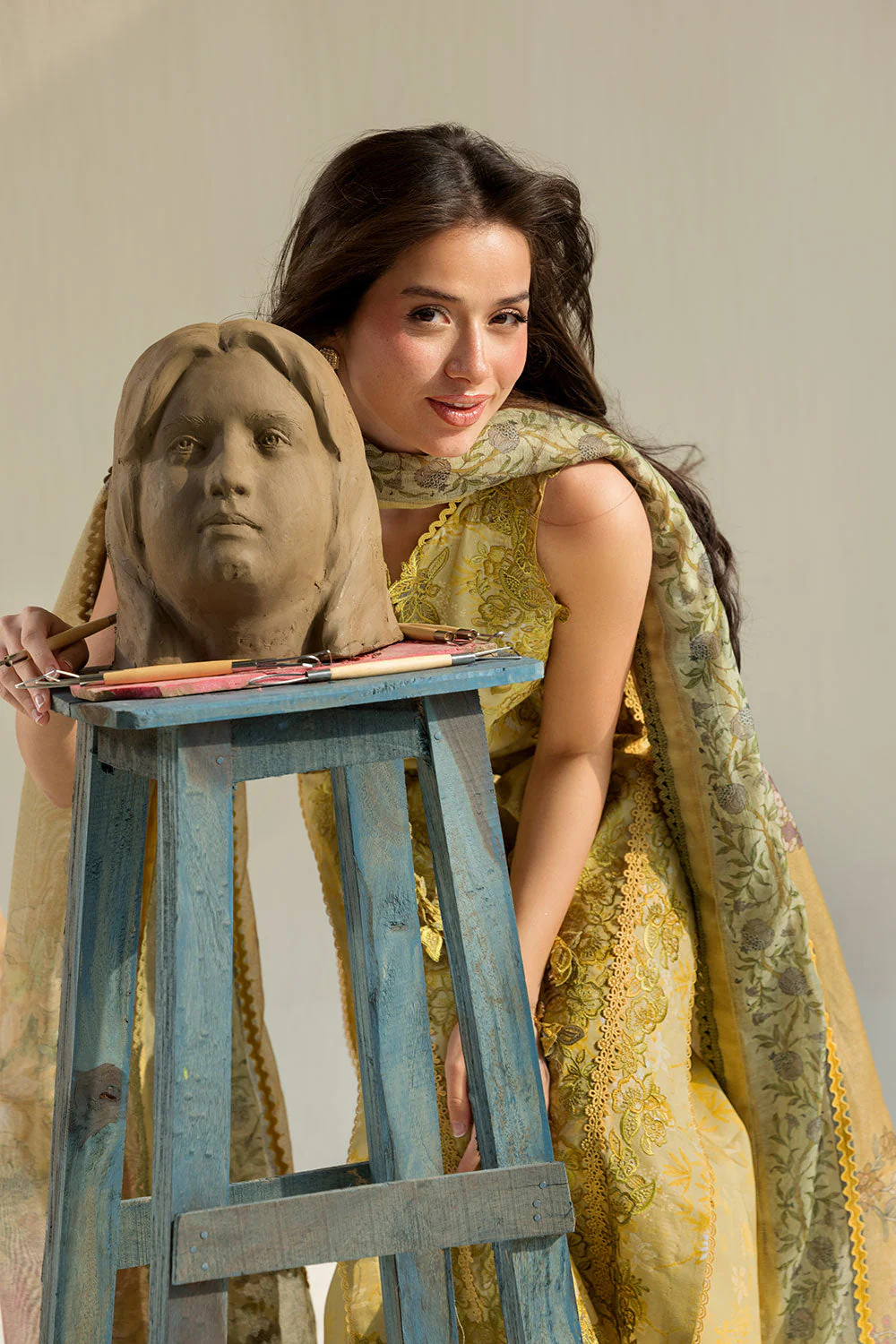 Sobia Nazir Vital Lawn 2026 || VT26-4A - Image 5