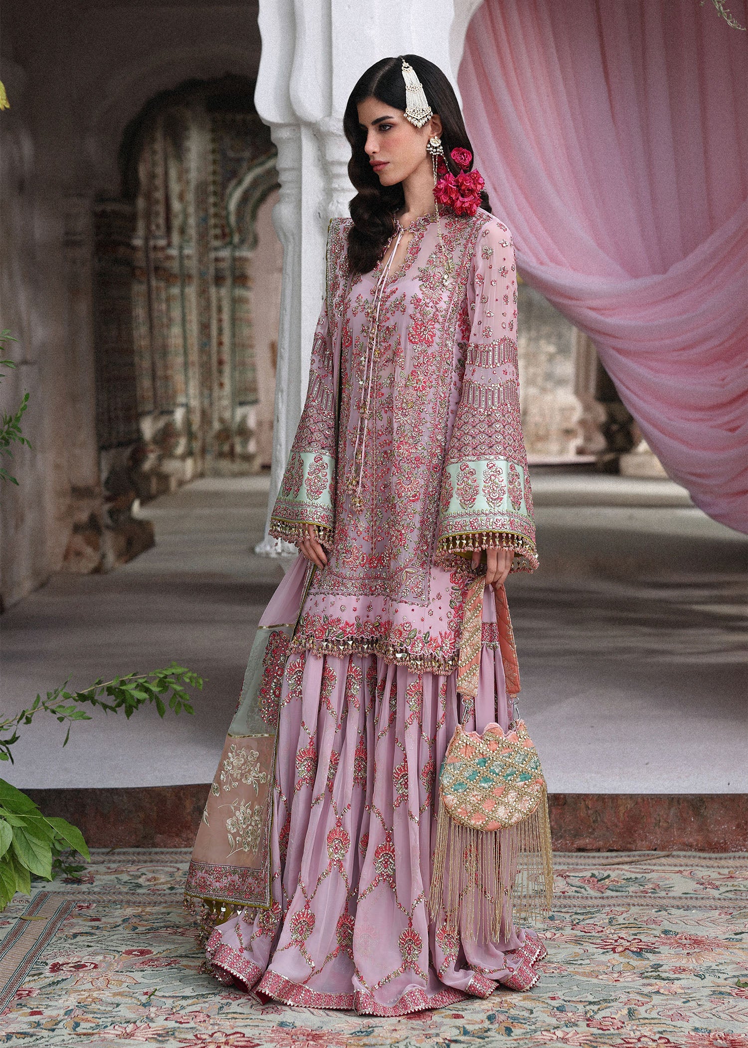Hussain Rehar Festive Unstitched 26 || Rukhsaar - Image 3