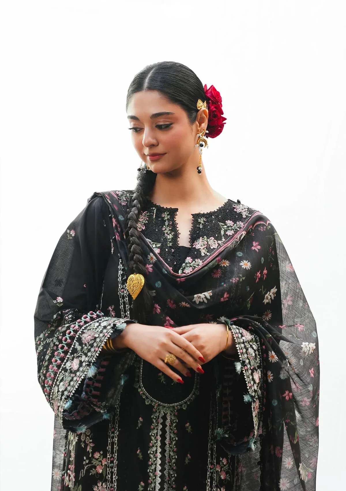 Ek Fasana Luxury Lawn 2026 by Kahf || KLB-3B SIYAARA - Image 4