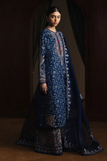 Zara Shahjahan Luxury Summer Lawn | Satori 2026 | Suiyo-D9 - Image 3