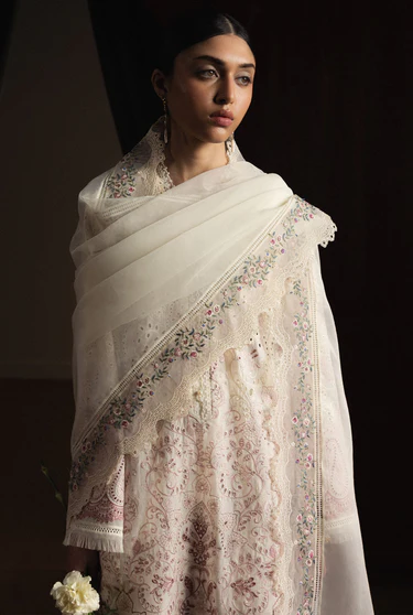 Zara Shahjahan Luxury Summer Lawn | Satori 2026 | Hoshimi-D12 - Image 3