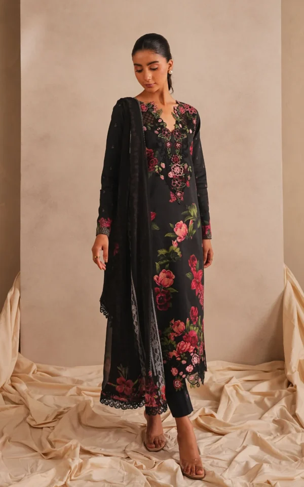 Asifa & Nabeel Meraki Lawn 2026 || Azure Bloom