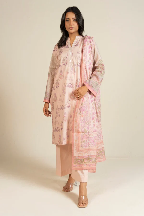 AlKaram Spring Summer 2026 Lawn || EFL-12-3P25-Light Pink