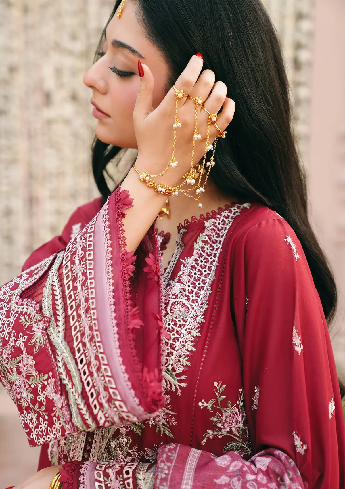 Ek Fasana Luxury Lawn 2026 by Kahf || KLB-1B MAHRANI - Image 2