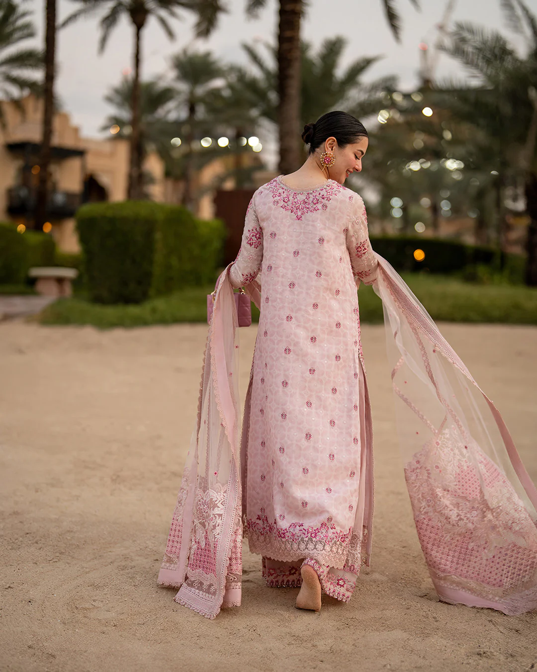 Faiza Saqlain X Hania Aamir Luxury Lawn 2026 | Lamija - Image 5