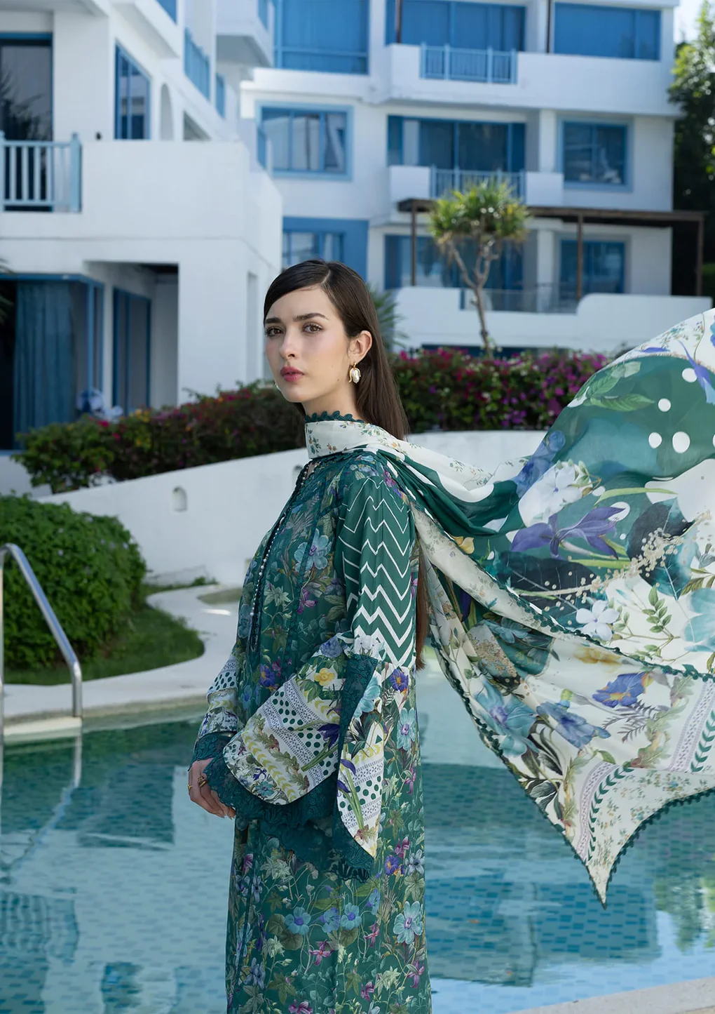 Elaf Prints Lawn Vol 1 2026 | 9A PEACOCK - Image 3