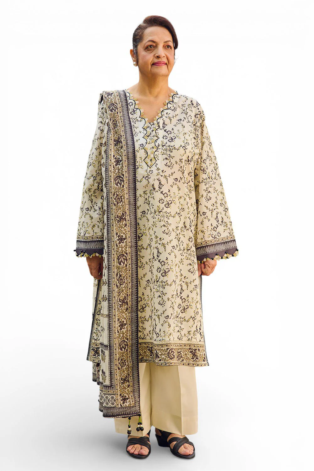 Gul Ahmed Mother's Lawn 2026 || CL-62117 B