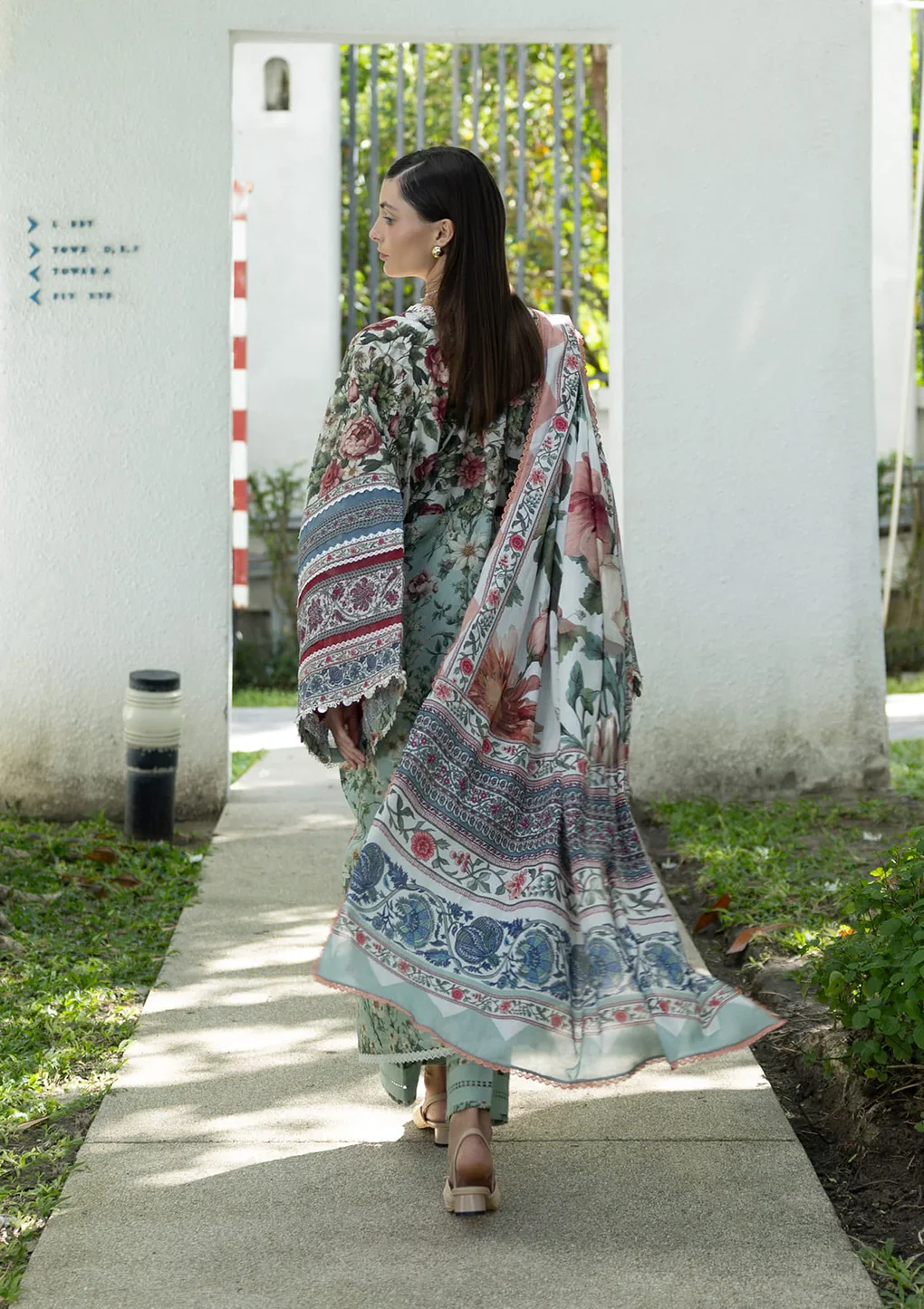 Elaf Prints Lawn Vol 1 2026 | 6B OPALINE GARDEN - Image 4