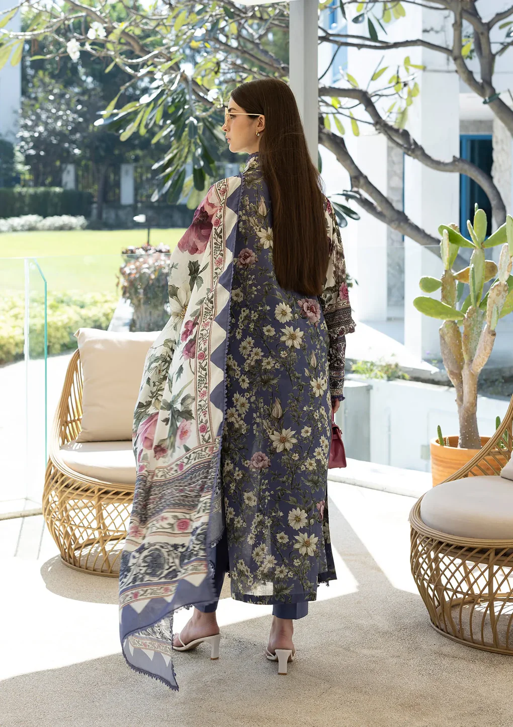 Elaf Prints Lawn Vol 1 2026 | 6A BOO BERRY - Image 4