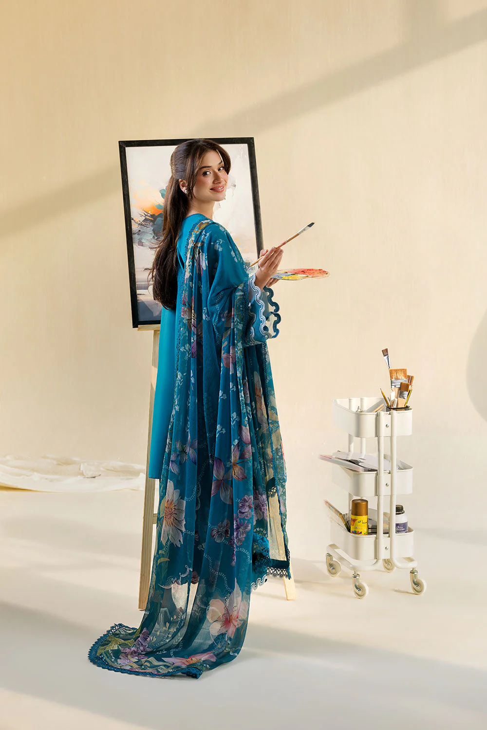 Sobia Nazir Vital Lawn 2026 || VT26-7A - Image 2