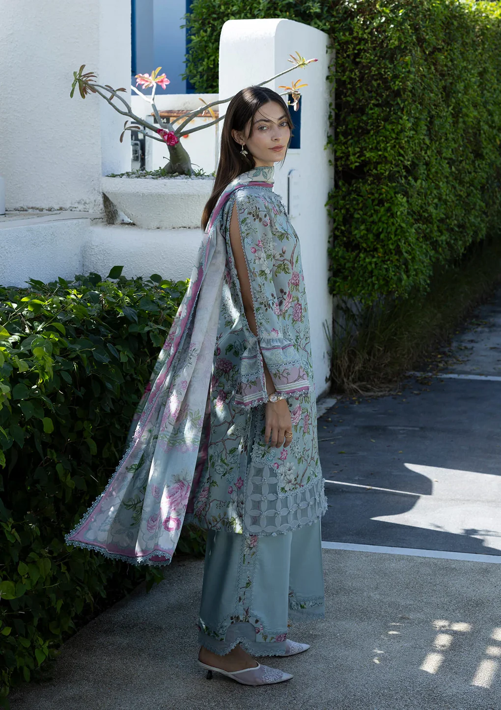 Elaf Prints Lawn Vol 1 2026 | 8A EIRINI BLOOM - Image 4