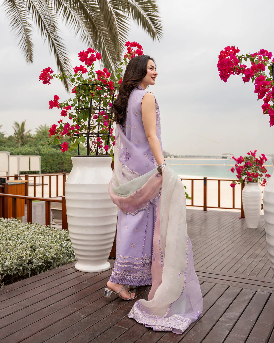 Faiza Saqlain X Hania Aamir Luxury Lawn 2026 | Suela - Image 6