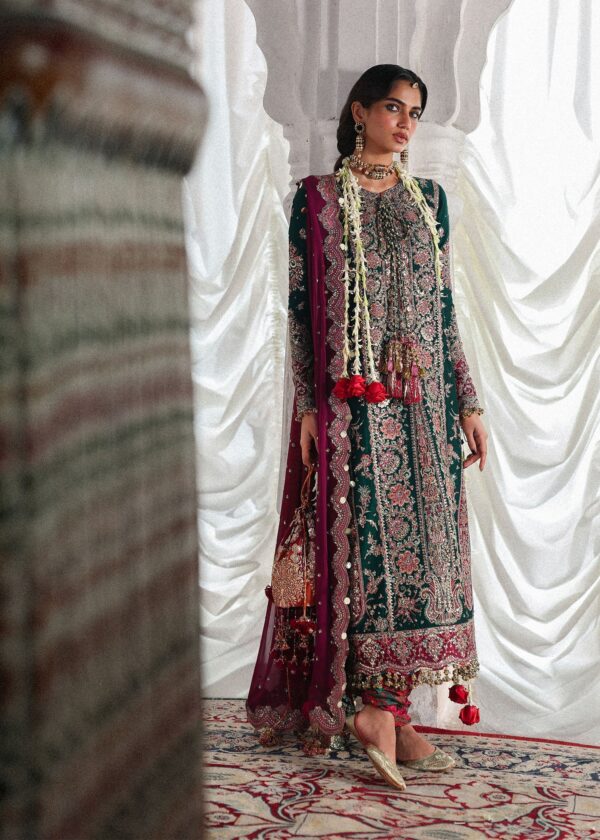 Alternative view of Hussain Rehar Festive Unstitched 26 || Morni